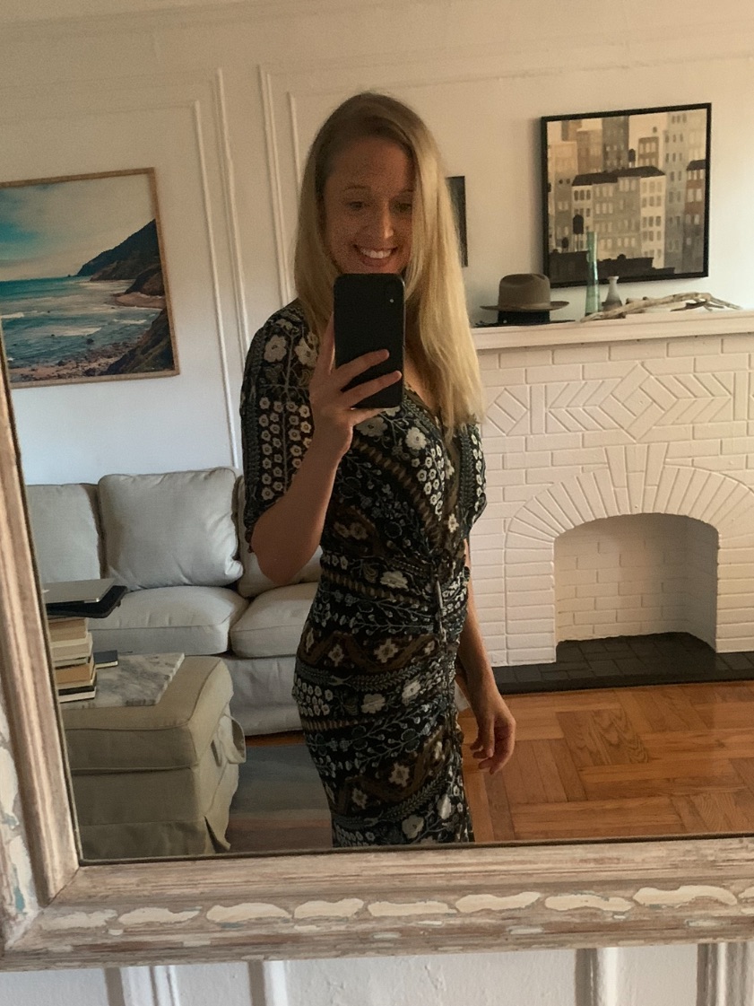 Veronica Beard Perla Midi Dress Size 6